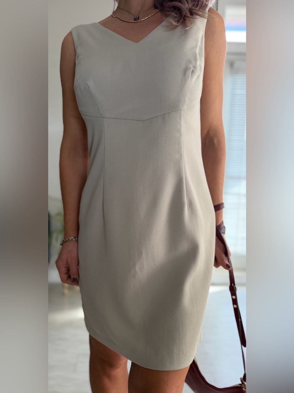 Y2K Vintage Patricia Jones USA Sleeveless Sheath Dress | Size 6P